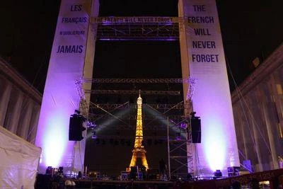 Décor commémoration Paris World trade center - Décor de cinéma team building